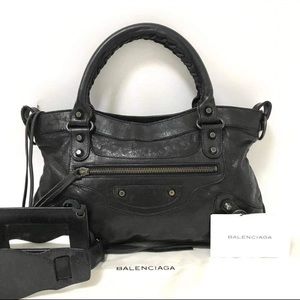 Balenciaga Classic City Medium Handbag Black